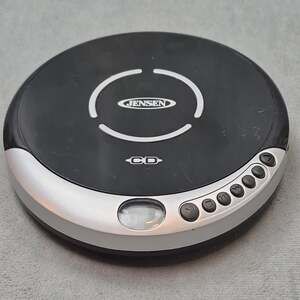Jensen CD-60C Portable CD Player - Black/Silver Tested Working ,Walkman Disc Man